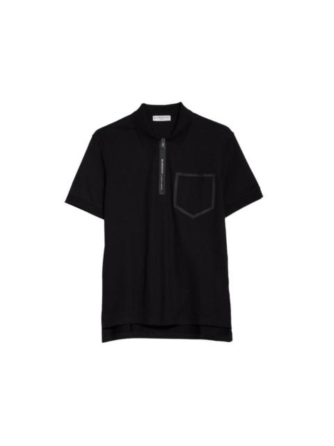 Givenchy Short Sleeve Slim Fit Polo Shirt in Black - XL