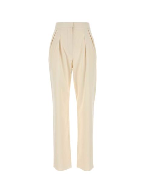 Max Mara Ivory Cotton Dede Pant