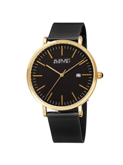 Other Designers August Steiner Quartz Black Dial Men's Watch AS8283BKG