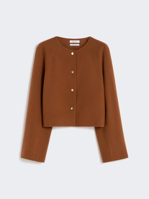 Max Mara EBBRI Wool and cashmere cropped jacket