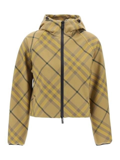 Burberry "Cropped Burberry Check Jacket"