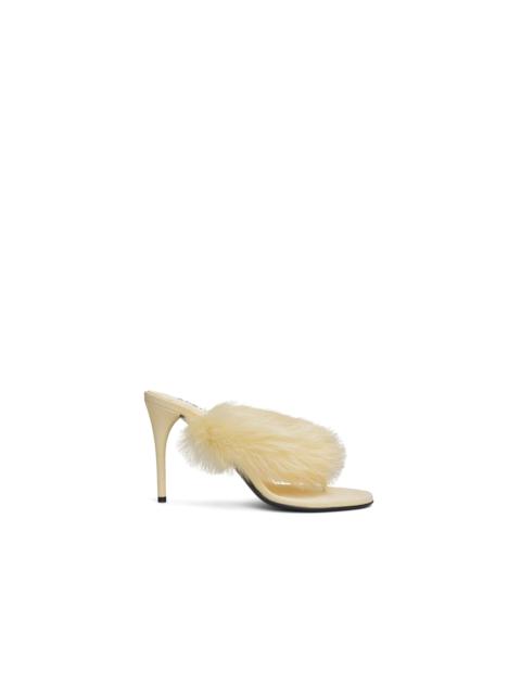 Alaïa HEEL THONG MULES IN LAMBSKIN