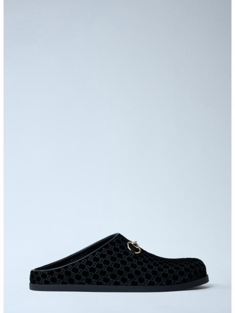 GUCCI Gucci Women Velvet Horsebit Mules
