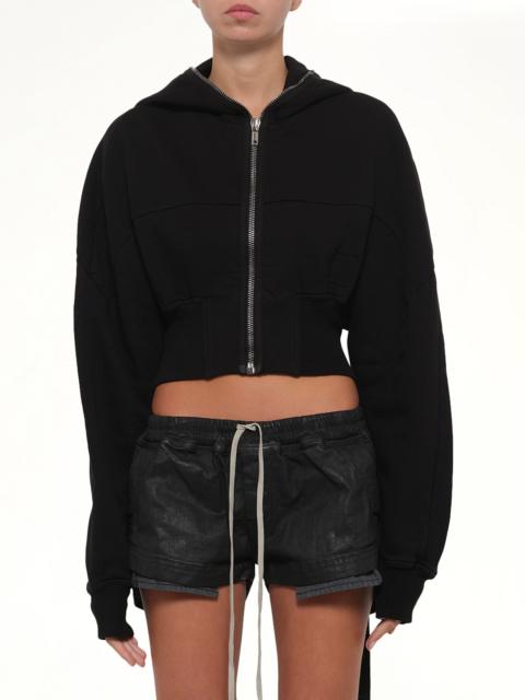 Rick Owens DRKSHDW Collage Gimp Hoodie in Black