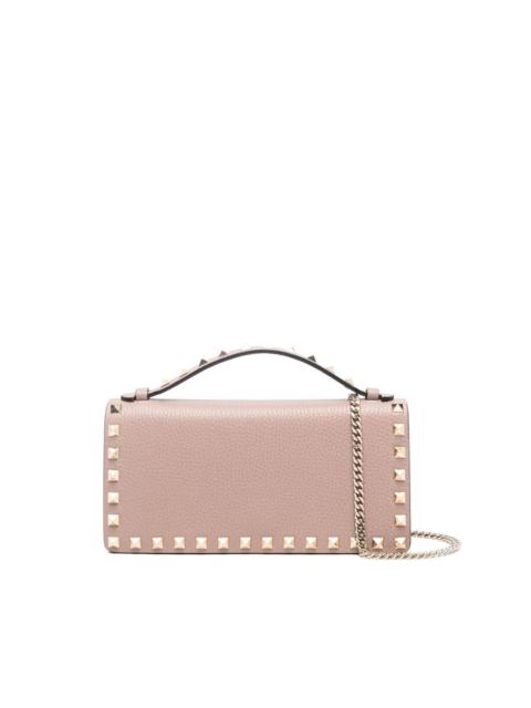 Valentino Valentino Garavani Rockstud Leather Wallet On Chain