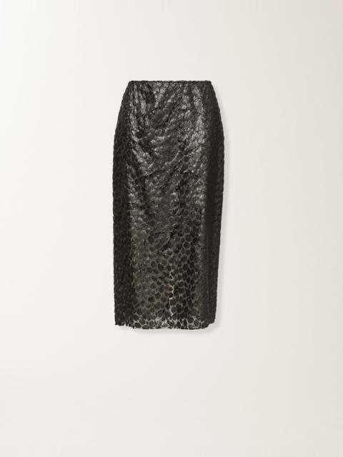 FABIANA FILIPPI Devoré velvet skirt