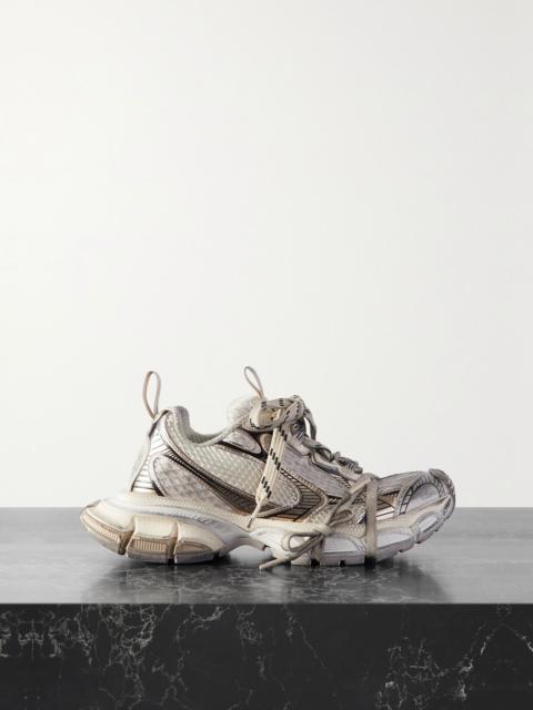 BALENCIAGA 3XL mesh and rubber sneakers Beige