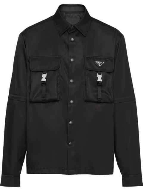 Prada Re-Nylon press-stud shirt