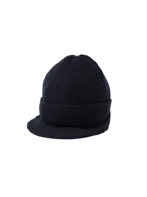 visvim VS VISOR KNIT BEANIE NAVY