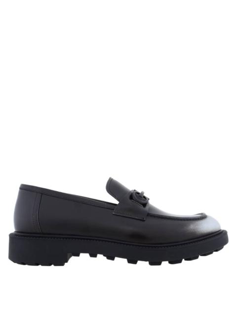 FERRAGAMO Ferragamo Galles Gancini Ornament Moccasin, Size 9 EE