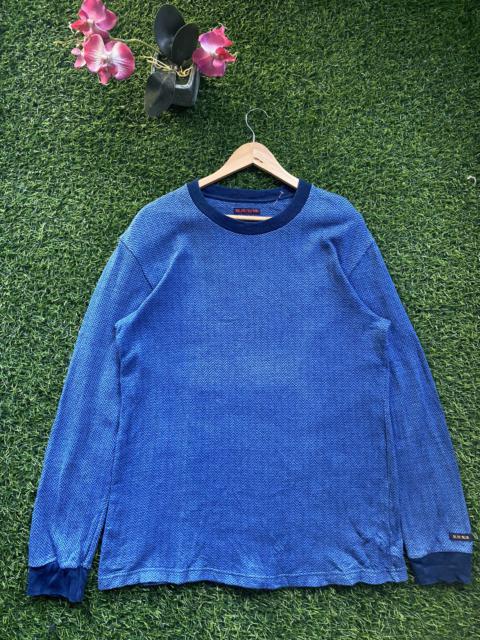 Other Designers Japanese Brand - Blue Blue Indigo Long Sleeve Tee