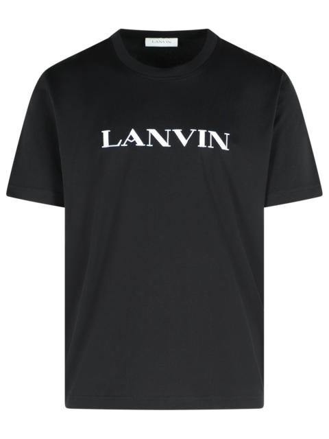 Lanvin Lanvin Black Cotton T-Shirt Men
