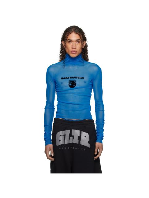 Blue Shayne Oliver Edition Turtleneck