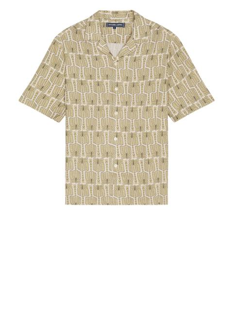 FRESCOBOL CARIOCA Roberto Palmeira Printed Linen Shirt