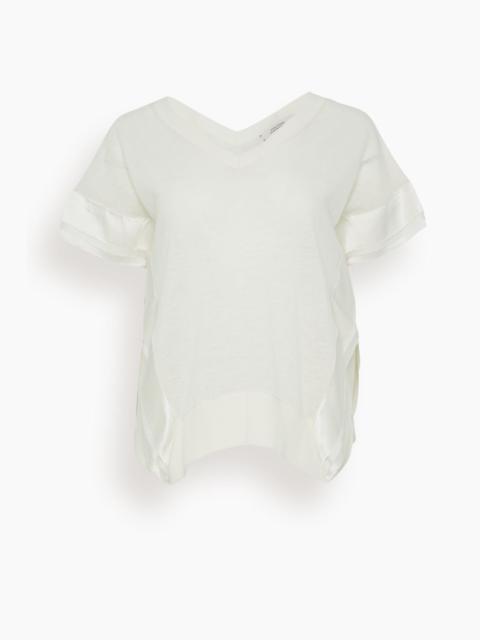 DOROTHEE SCHUMACHER Delicate Statements Pullover in Shaded White