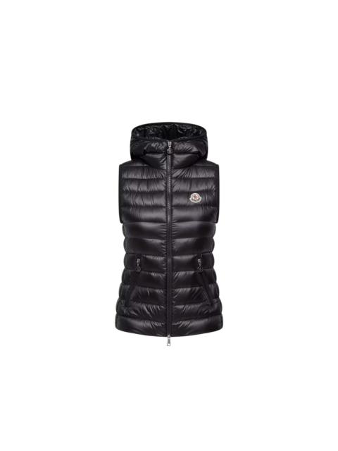 Moncler MONCLER Glycosse $1525 Women's Black Down Vest New (Women's