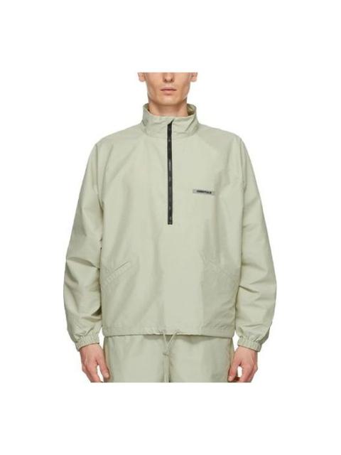 ESSENTIALS Fear of God Essentials FW20 Half-Zip Track Jacket Sage FOG-FW20-191
