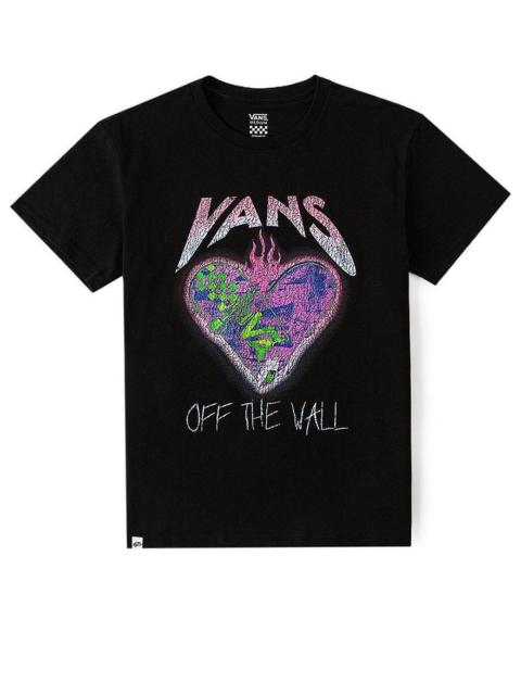 (WMNS) Vans Heart Graphic T-shirt 'Black' VN000KPEBLK