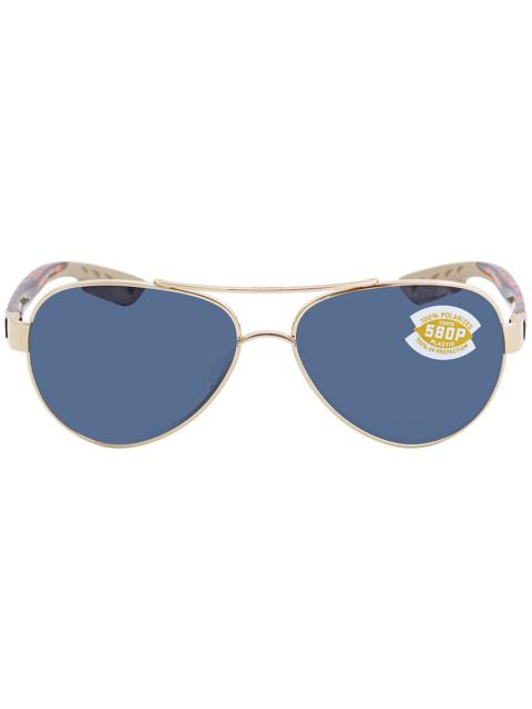 Other Designers Costa Del Mar LORETO Grey Polarized Polycarbonate Ladies Sunglasses LR 64 OGP 56