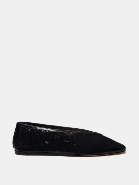 LE MONDE BÉRYL Luna Slipper / Black Naplack Leather
