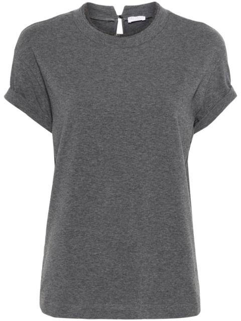 Brunello Cucinelli Brunello Cucinelli Women Monili Collar Cotton T-Shirt