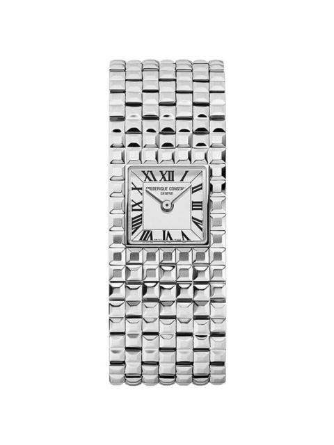 Other Designers Frederique Constant Classics Manchette Quartz White Dial Ladies Watch FC-200WR1MC6B