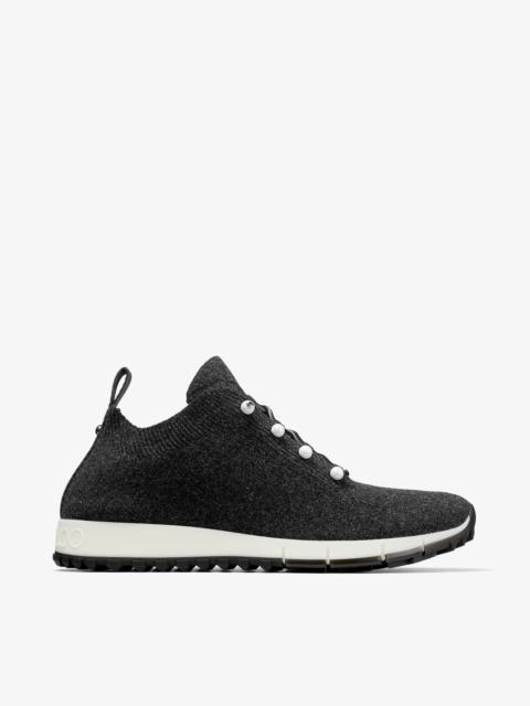 JIMMY CHOO Veles
Black Cashmere Knit Trainers