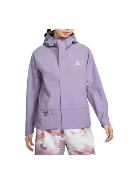 (WMNS) Nike ACG Cascade Rains Storm-FIT Windproof Water Repellent Lightweight Packable Jacket 'Purpl