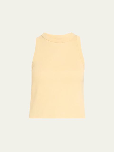 VERONICA BEARD Jordyn Cropped Tank Top