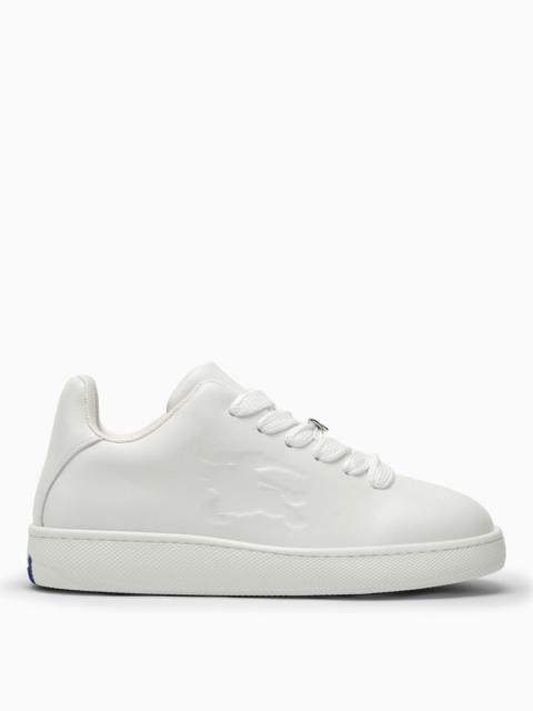 Burberry Burberry Box White Leather Trainer Men