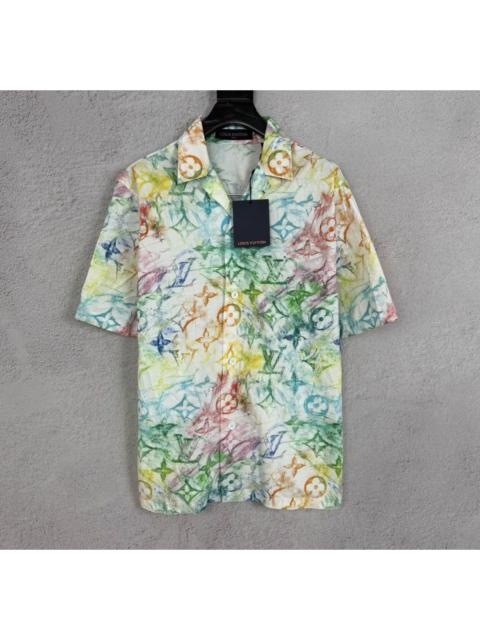 Louis Vuitton Louis Vuitton pastel monogram Hawaiian shirt