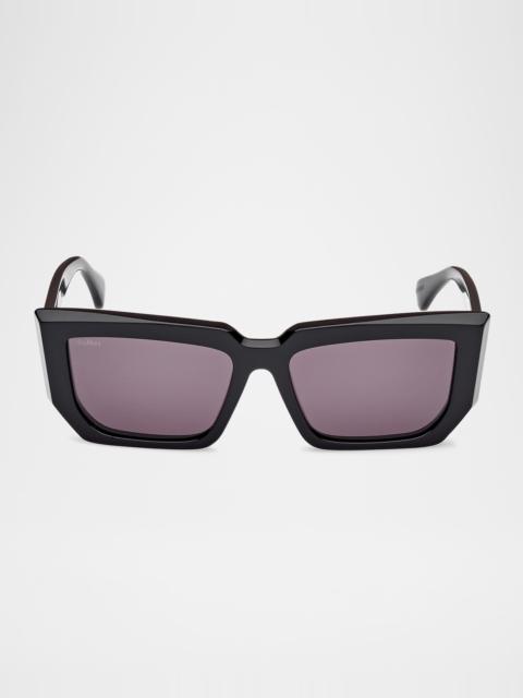 Acetate Rectangle Sunglasses