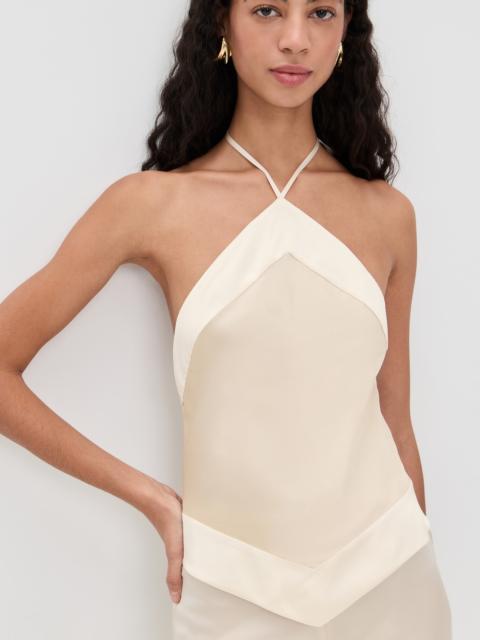 Reformation Jillian Silk Top