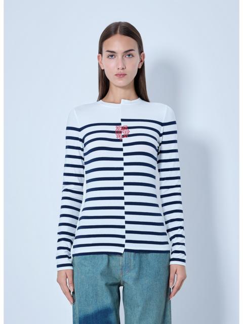 Jean Paul Gaultier Jean Paul Gaultier Women Striped Crewneck Long-Sleeve Top