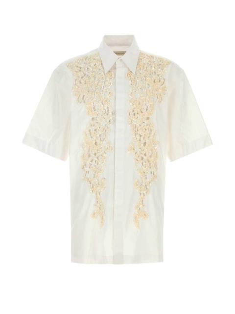 Dries Van Noten Dries Van Noten Men White Poplin Cassidye Shirt