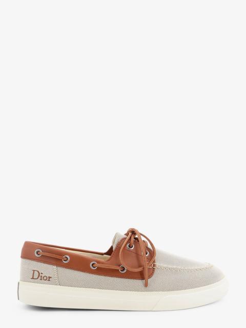 Dior Dior Chester Dioriviera Canvas And Leather Loafers