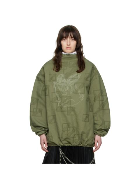 We11done Khaki Denim Blouse