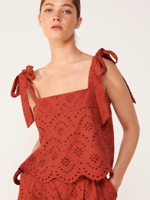 Poupette St Barth Top Noa - Paprika