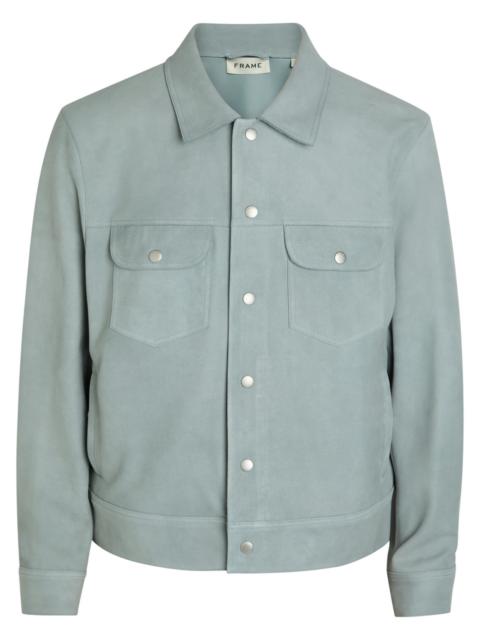 FRAME Frame Suede Trucker Jacket