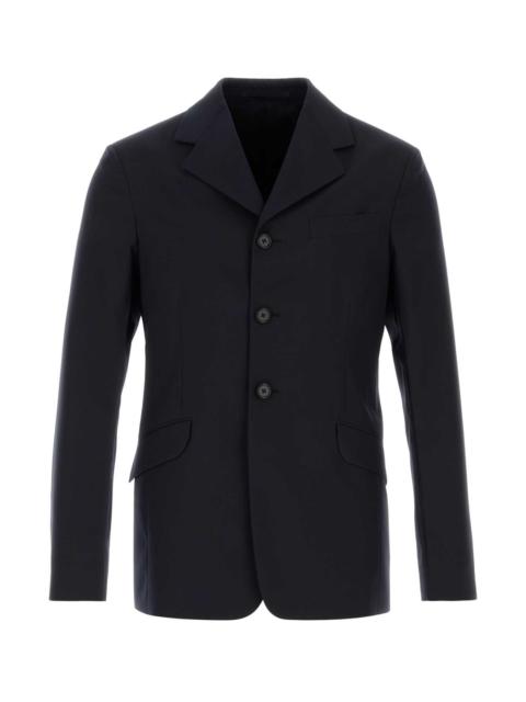 Jil Sander Jil Sander Men Navy Blue Wool Blazer
