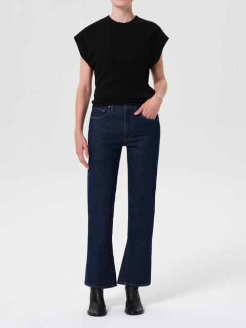 AGOLDE MID RISE KICK BOOT ANKLE (COMFORT STRETCH) IN REISSUE