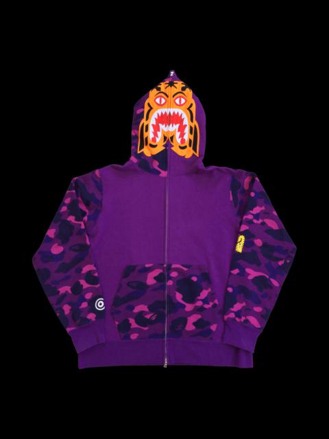 A BATHING APE® Bathing Ape Purple Camo Tiger Hoodie XXL