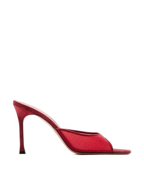 Amina Muaddi Alexa mesh mules