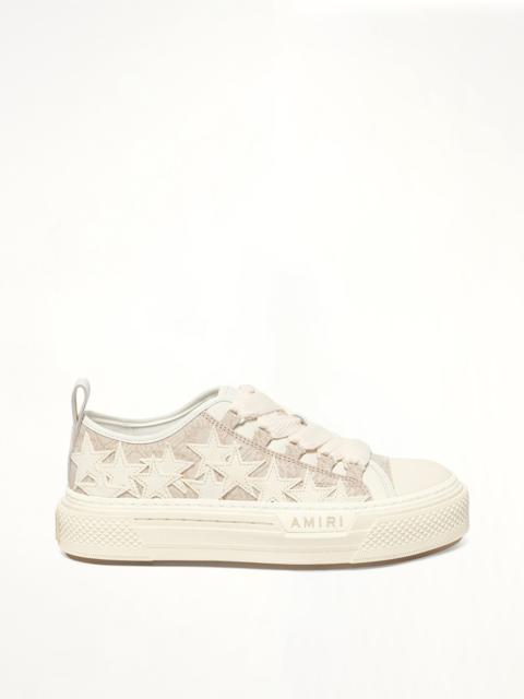 AMIRI MA Quad Stars Court Low in Alabaster