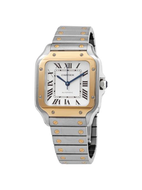 Cartier Santos Automatic Medium Size Silver Dial Ladies Watch W2SA0016