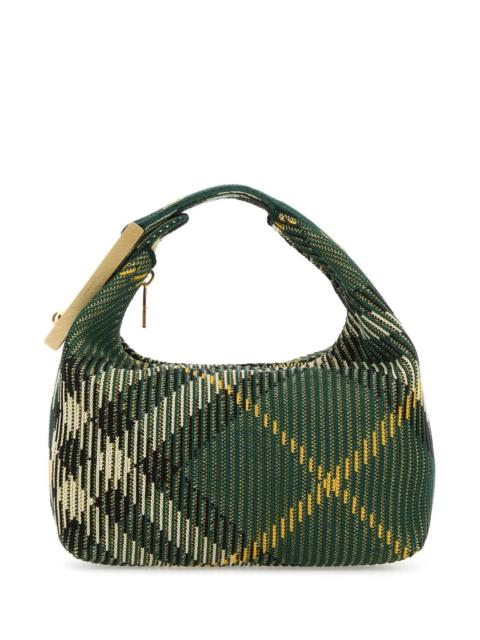 Burberry Burberry Women Embroidered Nylon Mini Peg Handbag