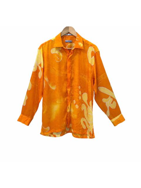 Other Designers Vintage Hawaiian Orange Ls Shirt Size Large