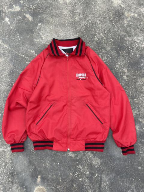 Other Designers Vintage RAPALA nor mark fishing gear bomber jacket
