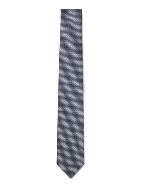 BOSS JACQUARD-PATTERN TIE IN A SILK BLEND
