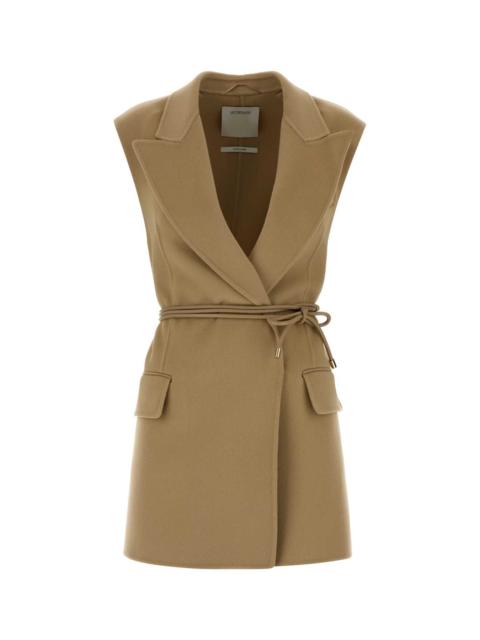 Sportmax Sportmax Women Beige Wool Rapido Vest